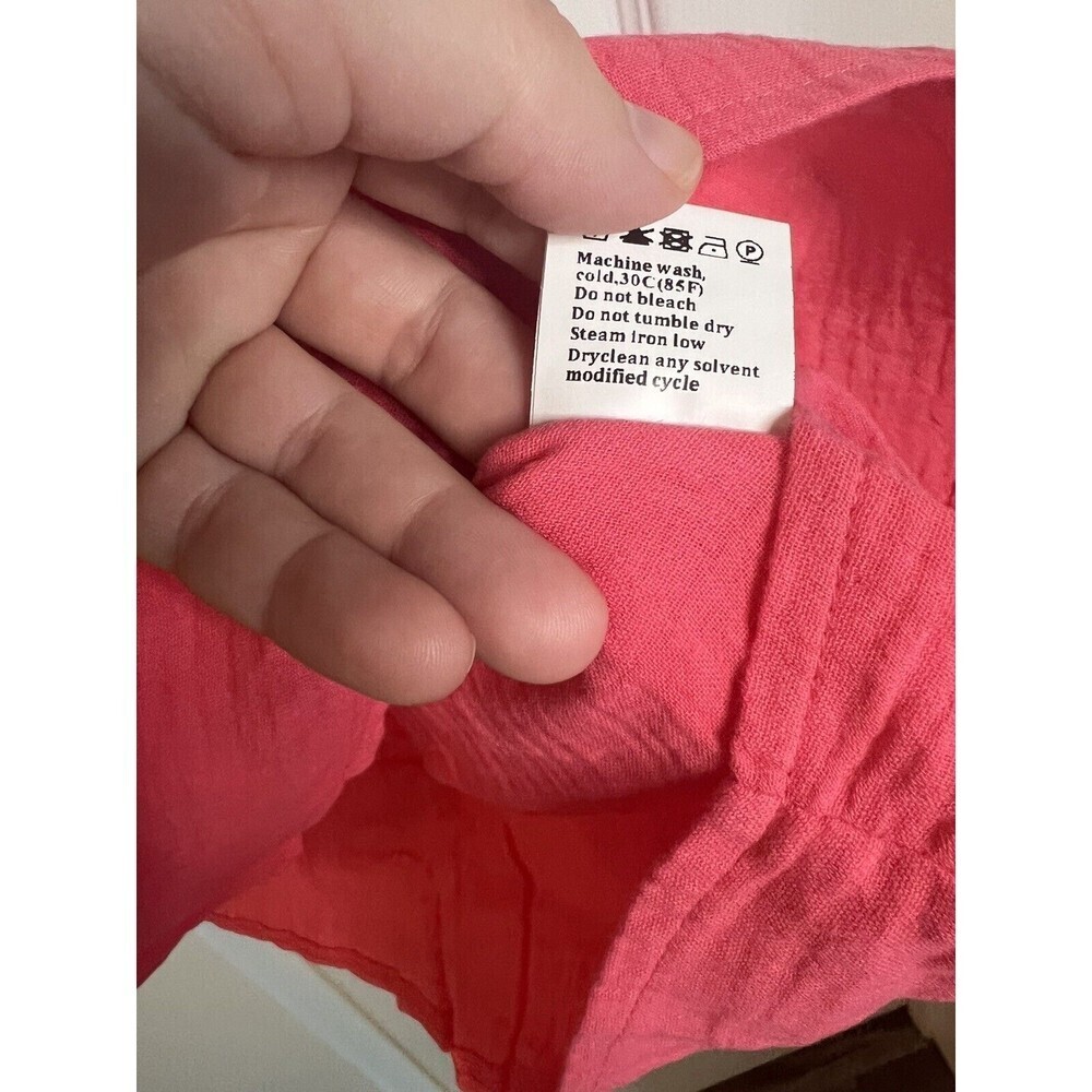 Women’s Pink Sleeveless Blouse Size XL NWOT - Picture 9 of 10